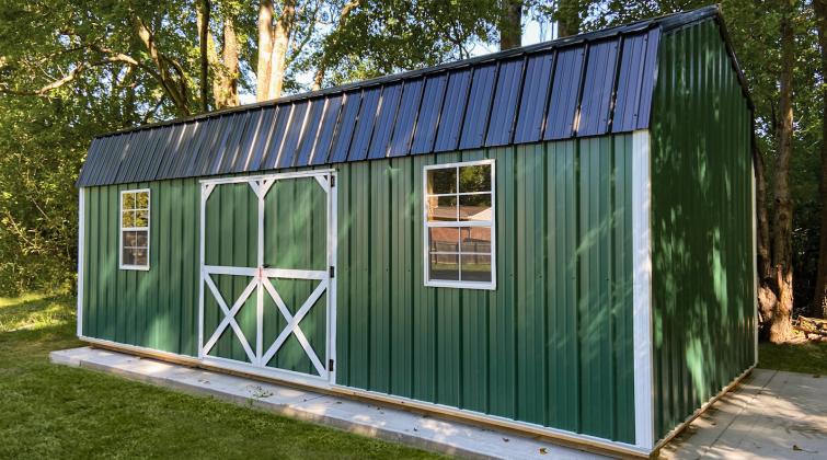 Compass High Barn with Metal Siding